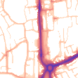 Daytime road noise heatmap for HP1 1AG
