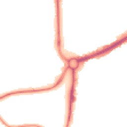 Night-time road noise heatmap for HP1 1AL