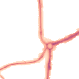 Night-time road noise heatmap for HP1 1AN