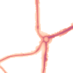 Night-time road noise heatmap for HP1 1AP