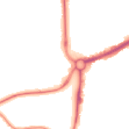 Night-time road noise heatmap for HP1 1AQ