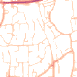 Daytime road noise heatmap for HP1 1AW
