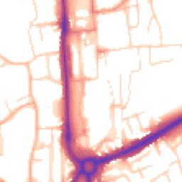 Daytime road noise heatmap for HP1 1BH
