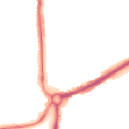 Night-time road noise heatmap for HP1 1BL