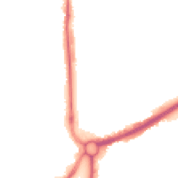 Night-time road noise heatmap for HP1 1BZ