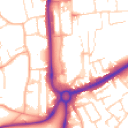 Daytime road noise heatmap for HP1 1DH