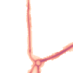 Night-time road noise heatmap for HP1 1DS