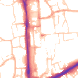 Daytime road noise heatmap for HP1 1EQ