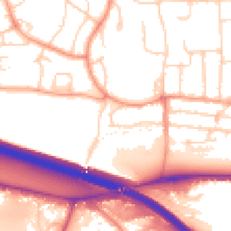 Daytime road noise heatmap for HP1 1NJ