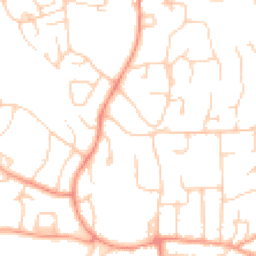 Daytime road noise heatmap for HP1 1QS
