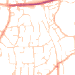 Daytime road noise heatmap for HP1 1RL