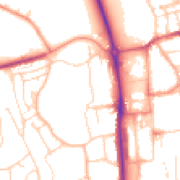 Daytime road noise heatmap for HP1 1ST