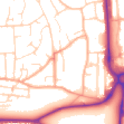 Daytime road noise heatmap for HP1 1SW