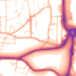 Daytime road noise heatmap for HP1 1US