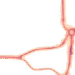 Night-time road noise heatmap for HP1 1US