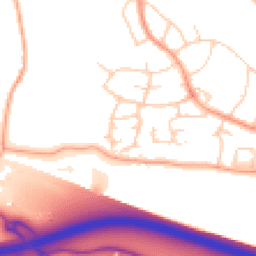 Daytime road noise heatmap for HP1 2DH