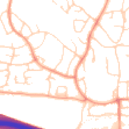 Daytime road noise heatmap for HP1 2EB