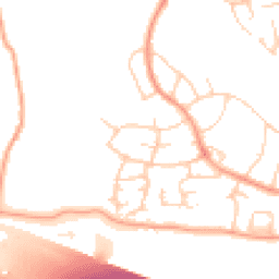 Daytime road noise heatmap for HP1 2HH