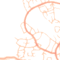 Daytime road noise heatmap for HP1 2JP