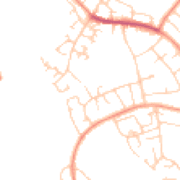 Daytime road noise heatmap for HP1 2NA