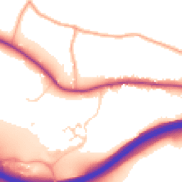 Daytime road noise heatmap for HP1 2RS