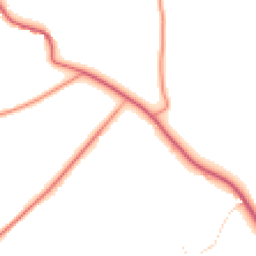Daytime road noise heatmap for HP1 3BL
