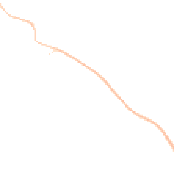 Night-time road noise heatmap for HP1 3BL