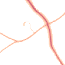 Daytime road noise heatmap for HP1 3BU