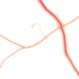 Daytime road noise heatmap for HP1 3BY