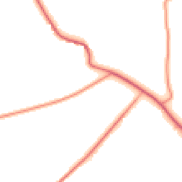 Daytime road noise heatmap for HP1 3DF