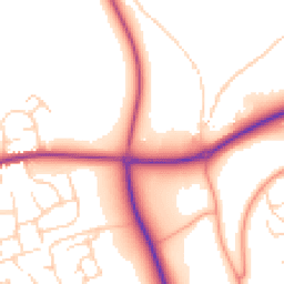 Daytime road noise heatmap for HP1 3DL