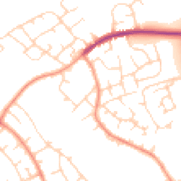 Daytime road noise heatmap for HP1 3JN