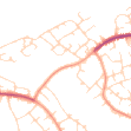 Daytime road noise heatmap for HP1 3LA