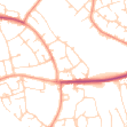 Daytime road noise heatmap for HP1 3QR