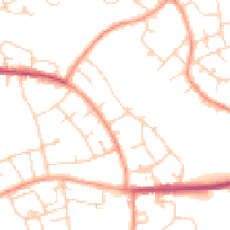 Daytime road noise heatmap for HP1 3RA