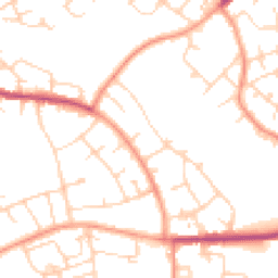 Daytime road noise heatmap for HP1 3RG