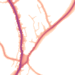 Daytime road noise heatmap for HP10 0BS