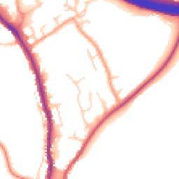 Daytime road noise heatmap for HP10 0BW