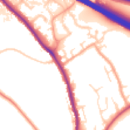 Daytime road noise heatmap for HP10 0BX