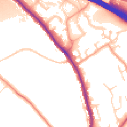 Daytime road noise heatmap for HP10 0DE