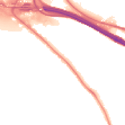 Night-time road noise heatmap for HP10 0DJ