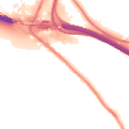 Night-time road noise heatmap for HP10 0DL