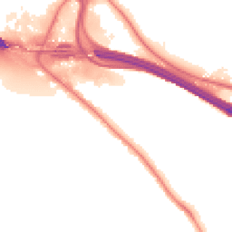 Night-time road noise heatmap for HP10 0DN