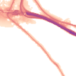 Night-time road noise heatmap for HP10 0DS