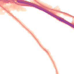 Night-time road noise heatmap for HP10 0DT