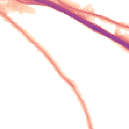 Night-time road noise heatmap for HP10 0DX