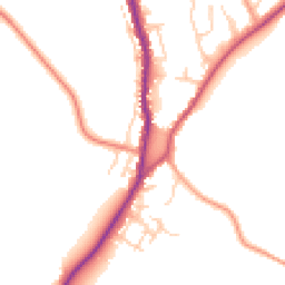 Daytime road noise heatmap for HP10 0EU