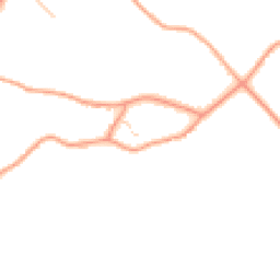 Daytime road noise heatmap for HP10 0JJ