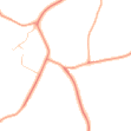 Daytime road noise heatmap for HP10 0LB