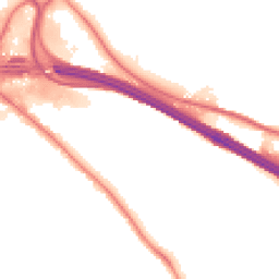 Night-time road noise heatmap for HP10 0NL